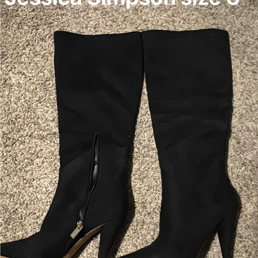 Jessica Simpson Black Heeled Boots